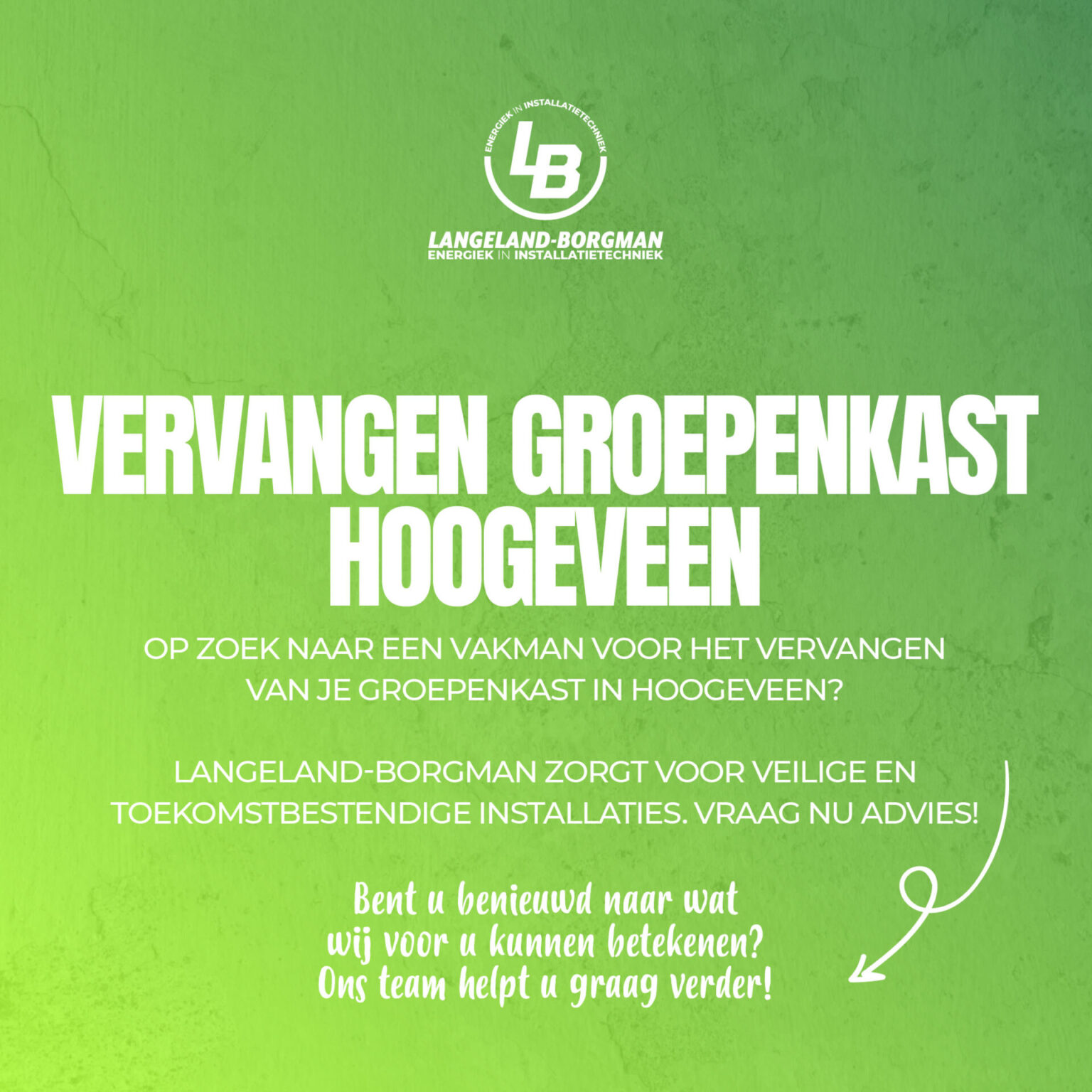 Vervangen groepenkast Hoogeveen