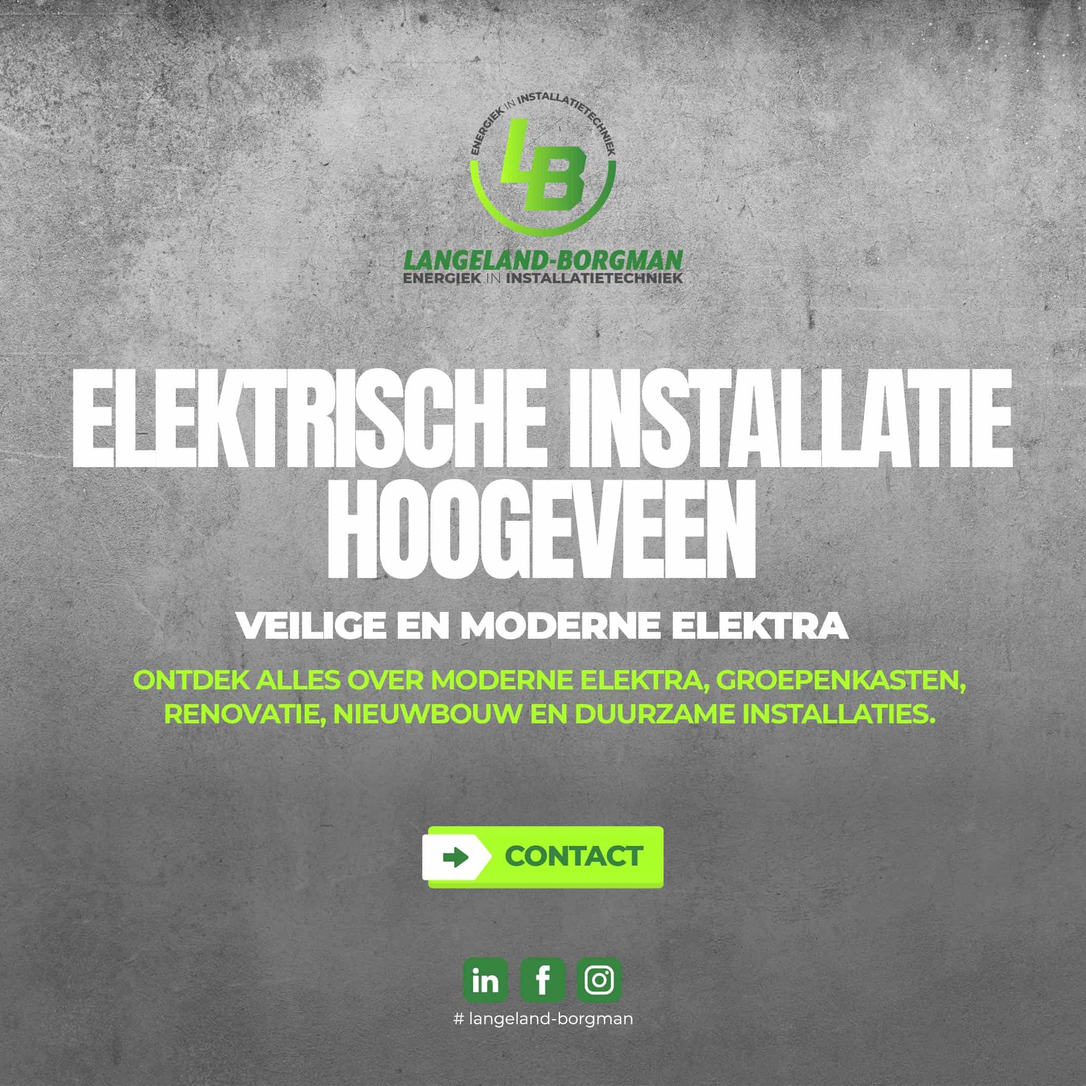 Elektrische installatie Hoogeveen