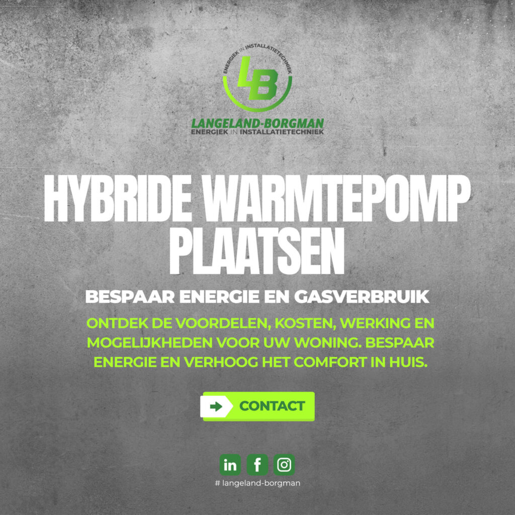 Hybride warmtepomp plaatsen