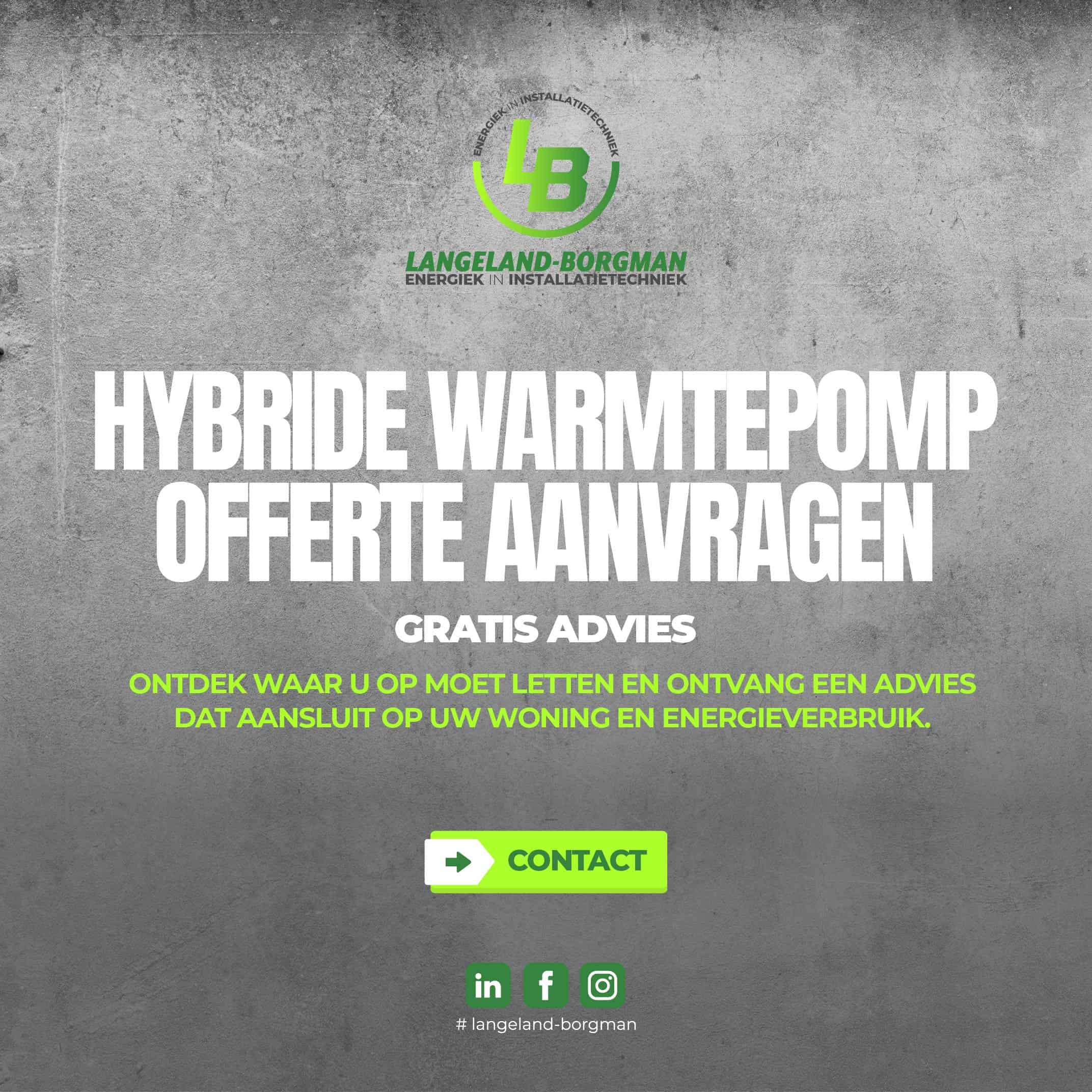 Hybride Warmtepomp Offerte Aanvragen