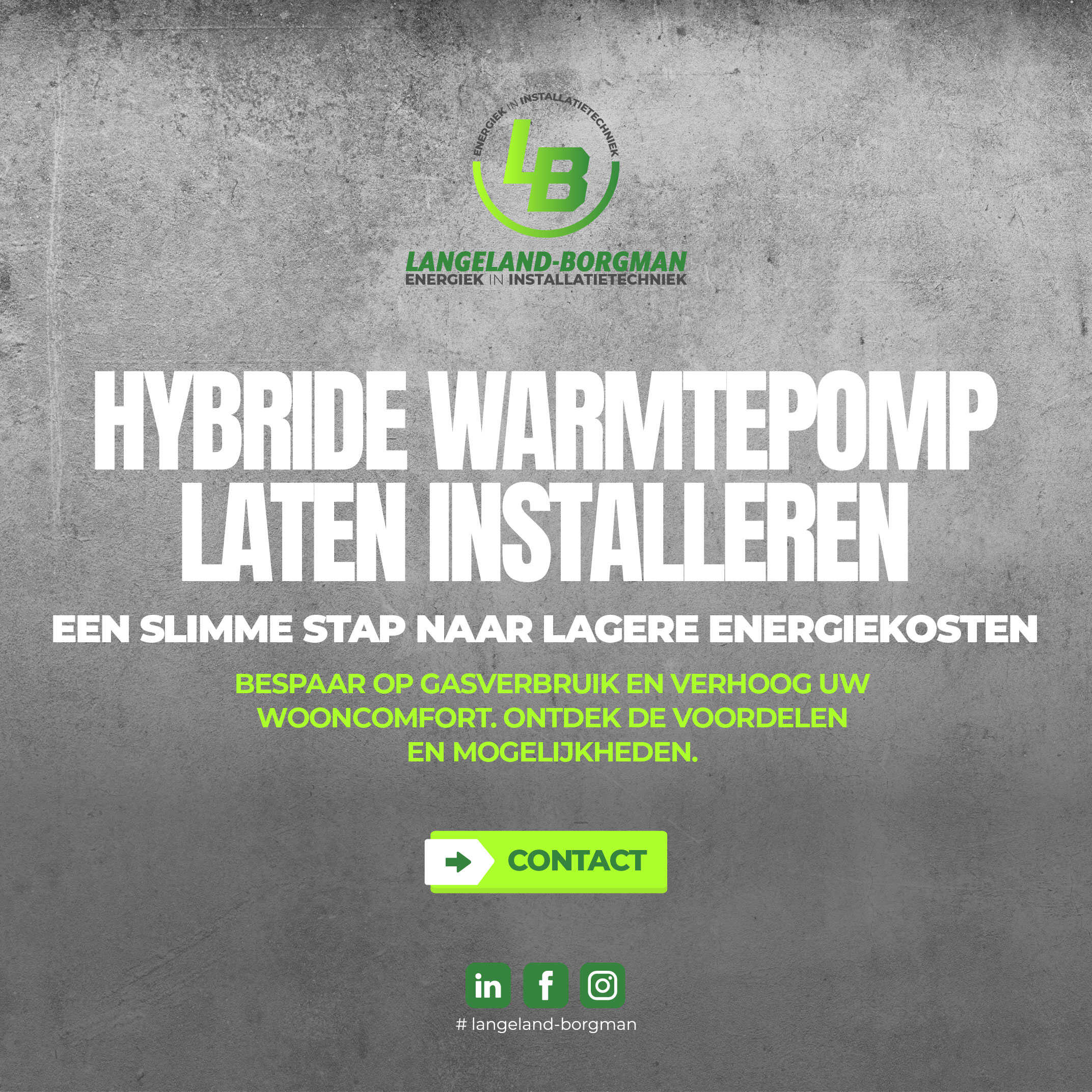 hybride warmtepomp laten installeren